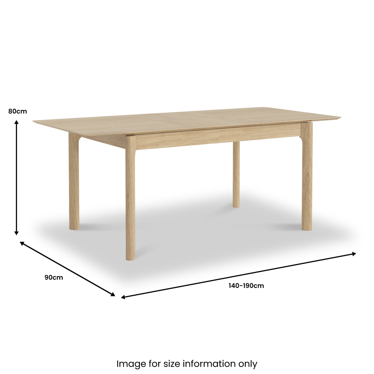 Sicily Small Ext Dining Table
