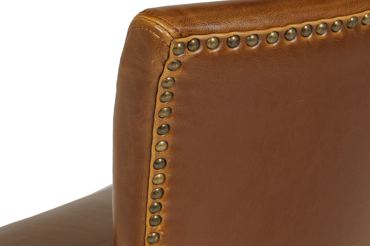 Duke Leather Dining Chair - Tan
