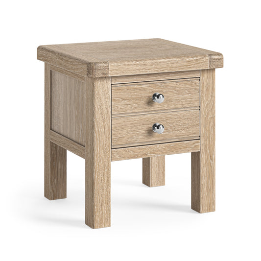 Normandy Lamp Table - White Wash