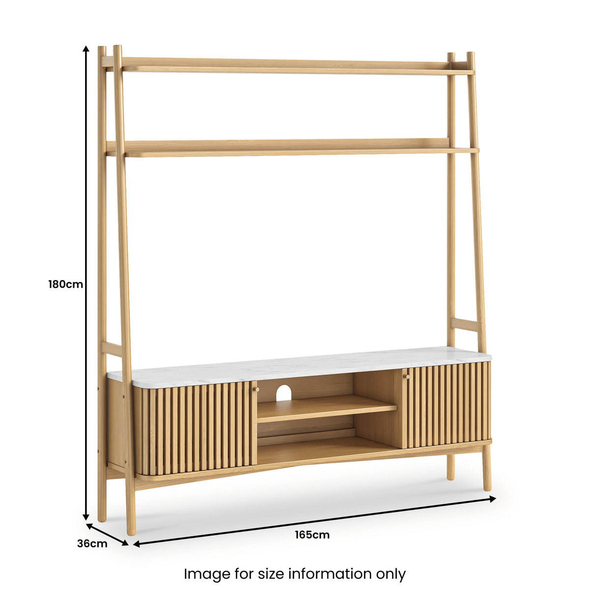 SOHO Marble Large Display Media Unit - Natural