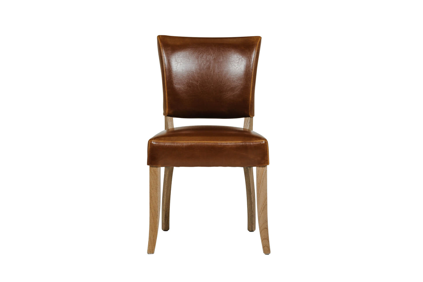 Duke Leather Dining Chair - Tan