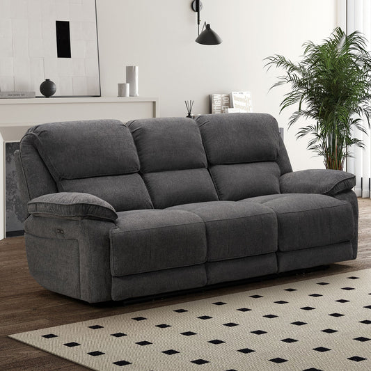 Seymour 3 Seater Sofa - Dark Grey