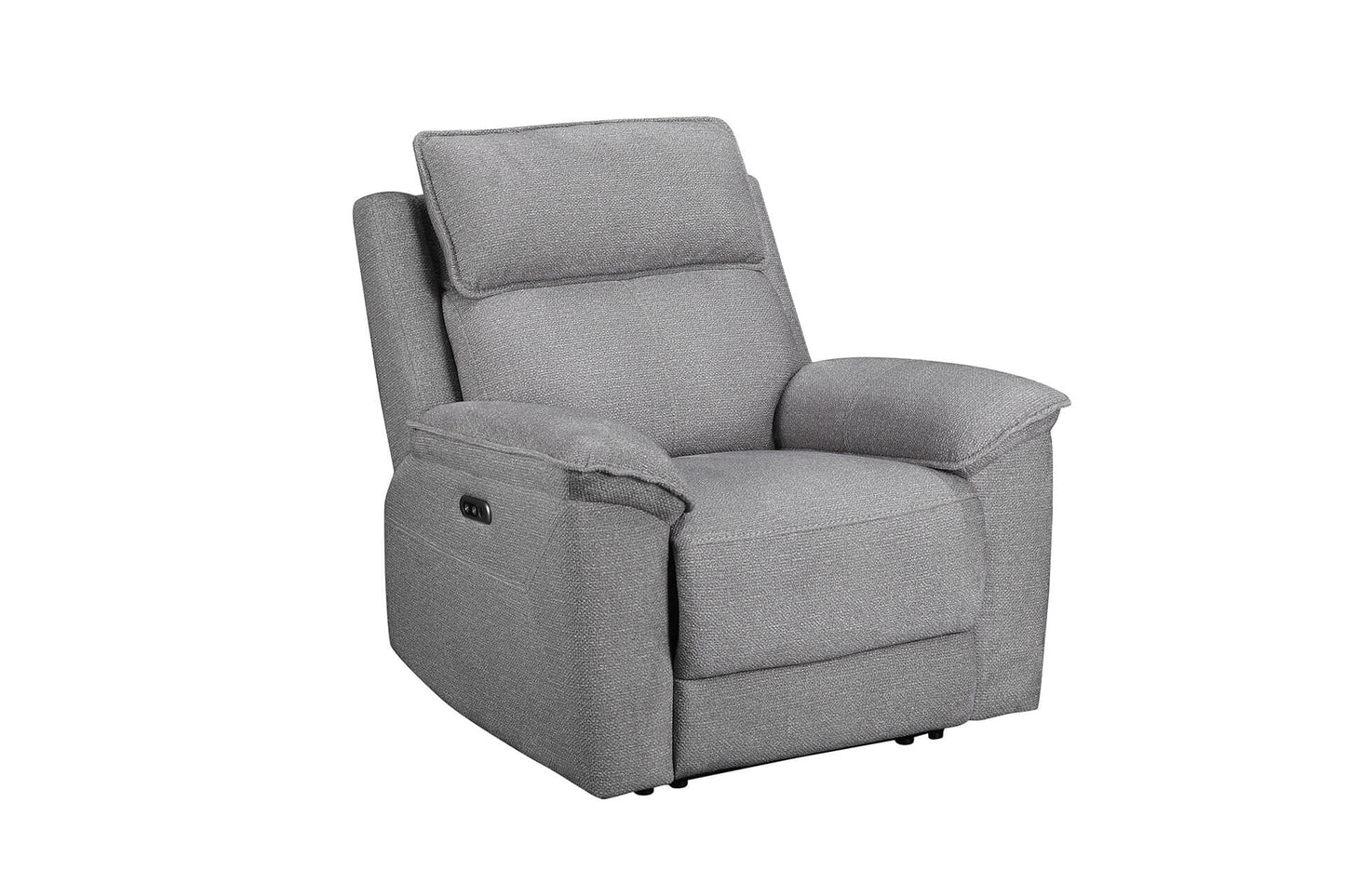 Blaine 1 Seater Electric Recliner - Greige