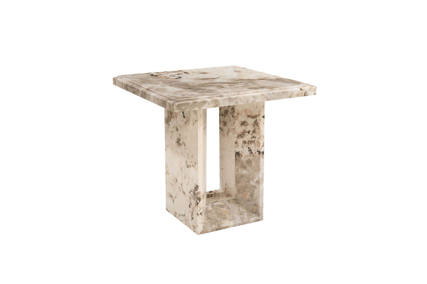 Artemis Lamp Table Mottled - Mocha