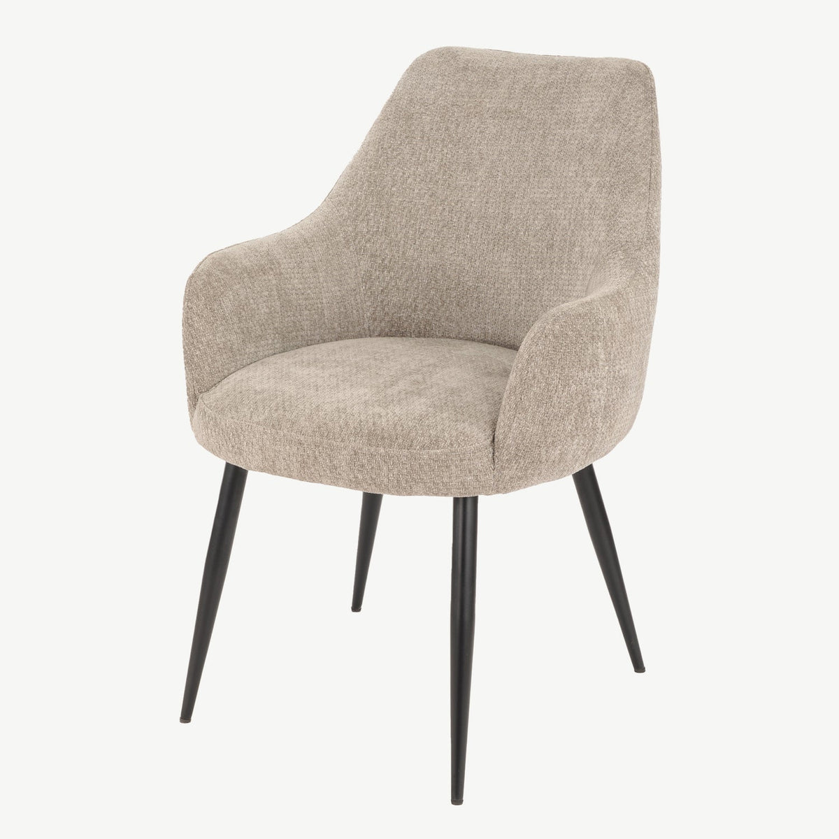 Fabio Dining Chairs - Grey Fabric