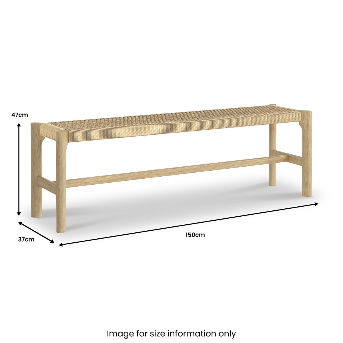Sicily Dining Bench 1500
