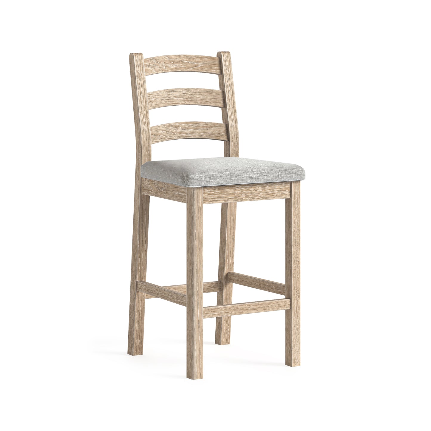 Normandy Bar Stool - White Wash