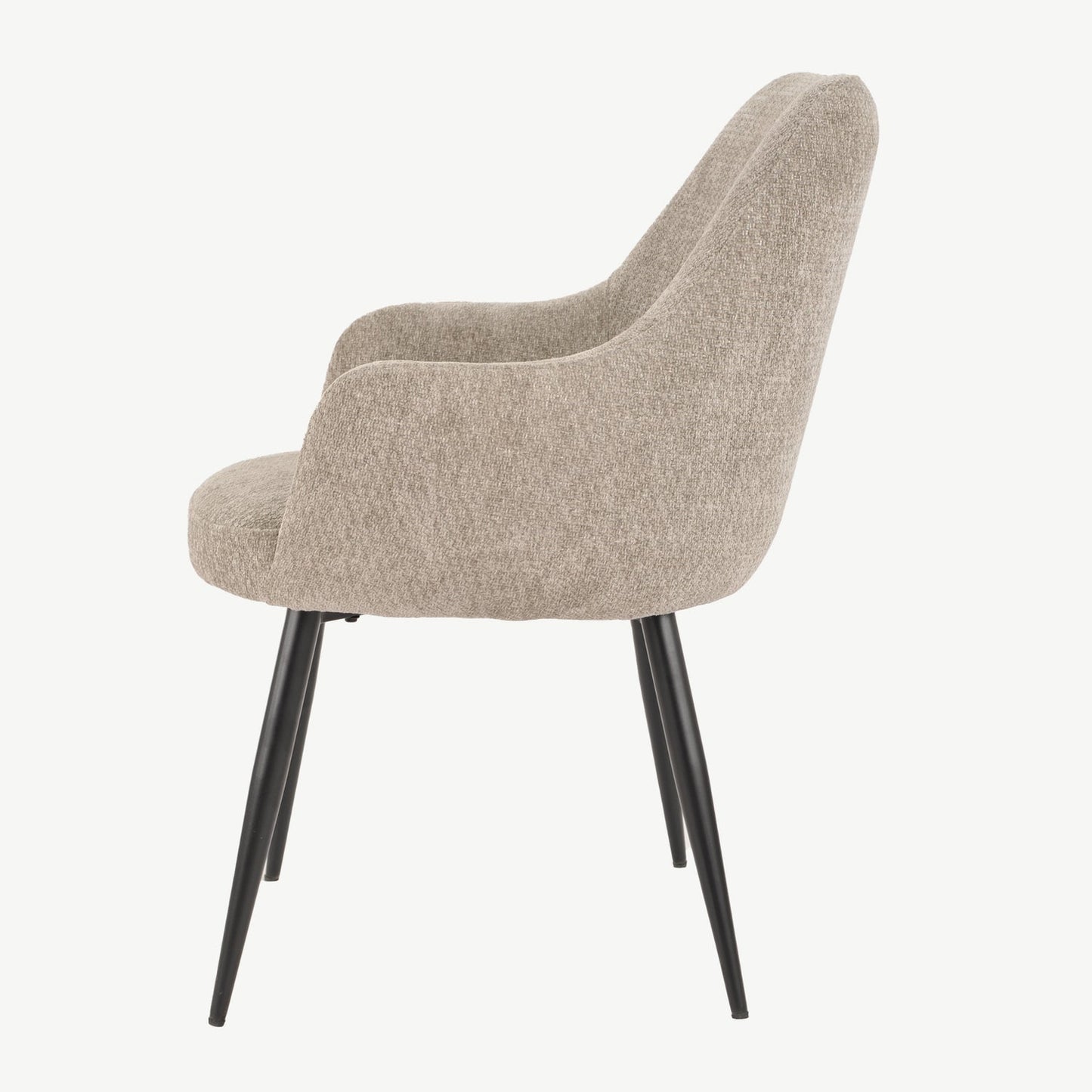Fabio Dining Chairs - Grey Fabric