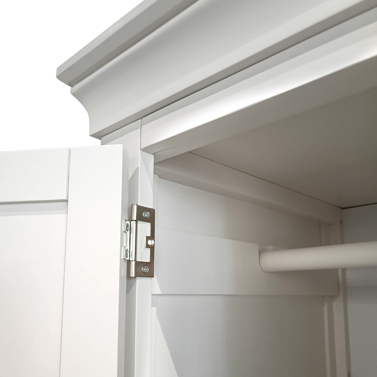 Burgundy Gents Wardrobe - White