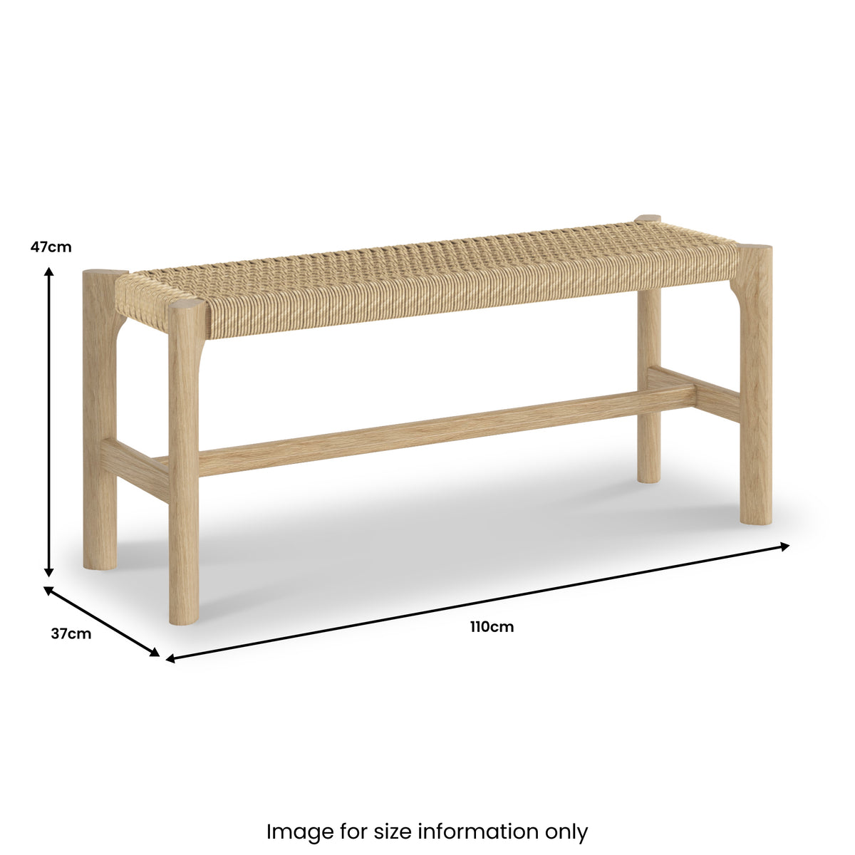 Sicily Dining Bench 1100