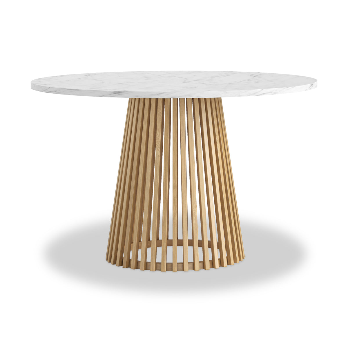 SOHO Marble Round Dining Table - Natural