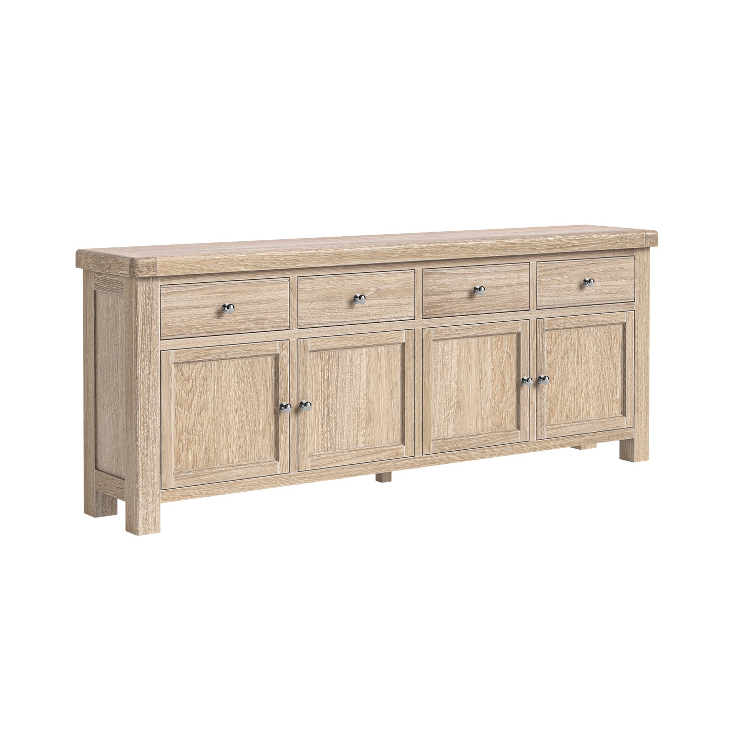 Normandy Extra Large Sideboard - White Wash
