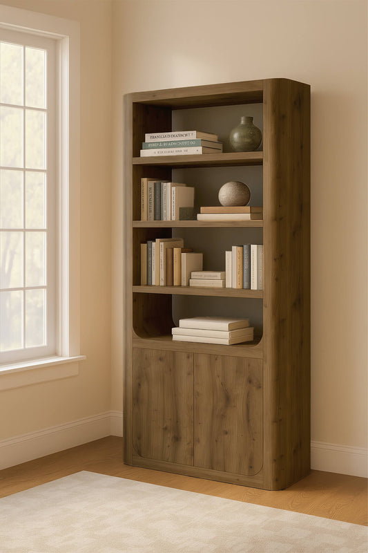 Massimo Tall Cabinet - Cashew