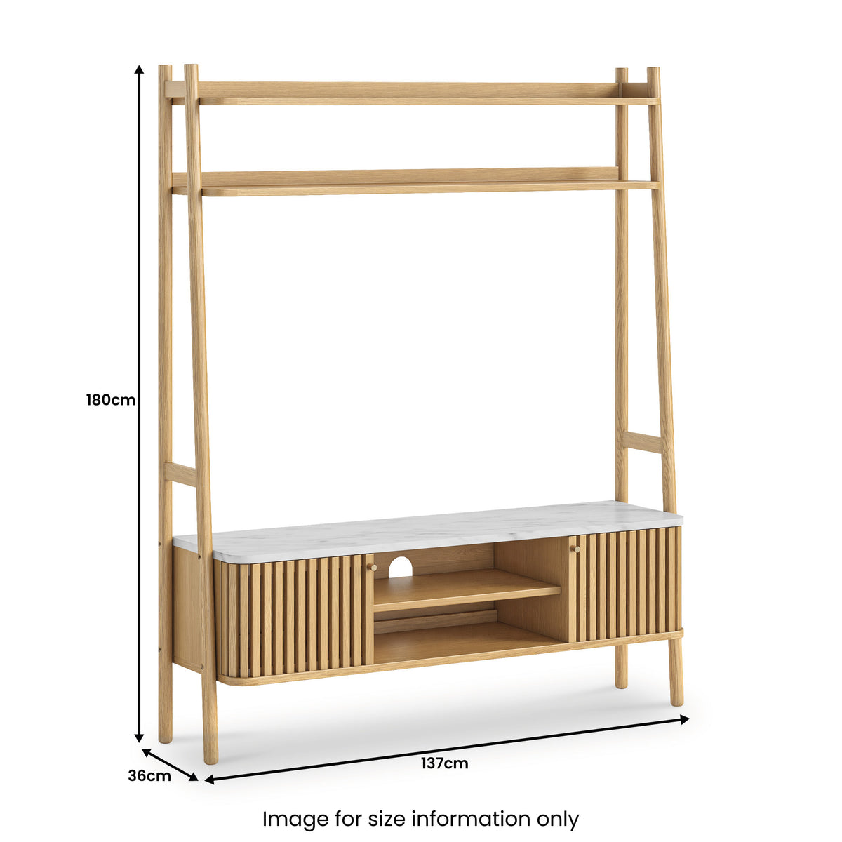 SOHO Marble Small Display Media Unit - Natural