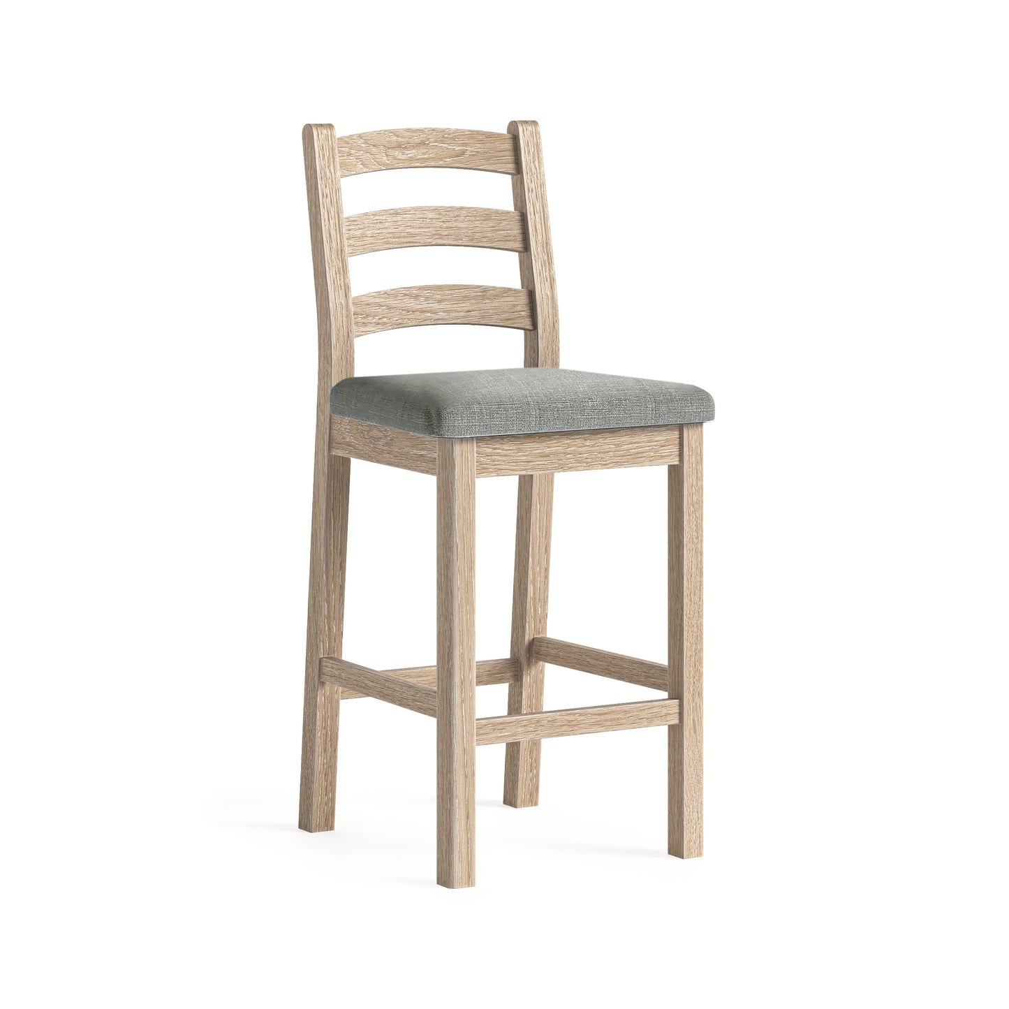 Normandy Bar Stool - White Wash