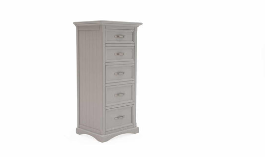 Turner Grey Chest with 5 Drawers
